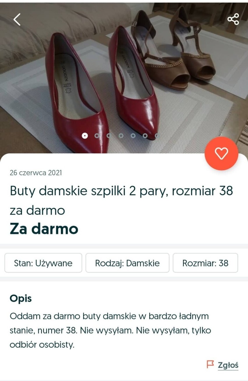 Rzeczy do oddania za darmo na OLX w Nowym Sączu