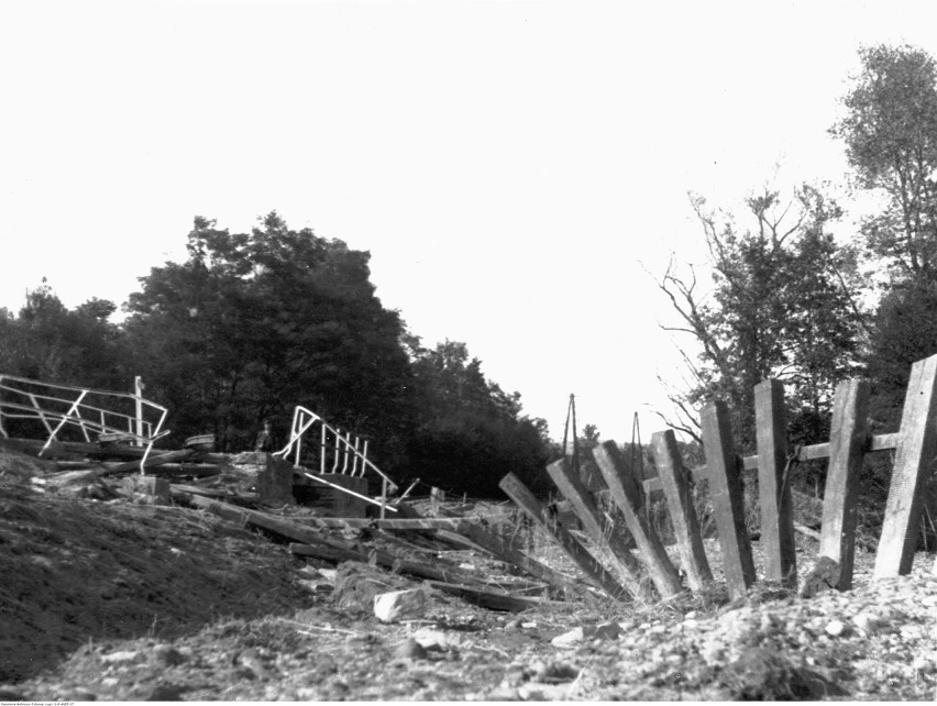 Widok zniszczeń popowodziowych. Nowy Sącz. Lipiec 1934
