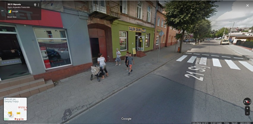 Mieszkańcy Rypina w Google Street View. Rozpoznajesz kogoś na zdjęciach?