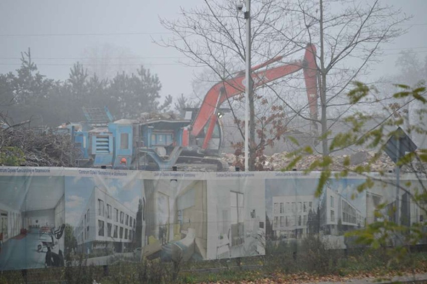 Budynek po dawnym szpitalu w Szamocinie został całkowicie rozebrany (ZDJĘCIA)