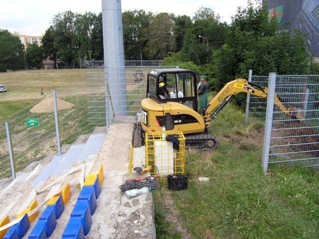 Budowa stadionu w Bielsku-Białej [ZDJĘCIA]