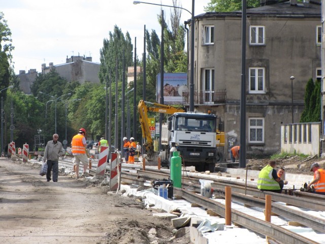 Remont ul. Łagiewnickiej ma potrwać do jesieni