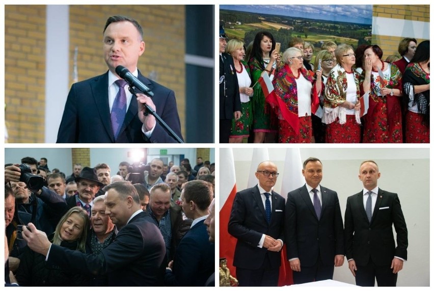 Prezydent RP Andrzej Duda po raz pierwszy odwiedził Kulesze...