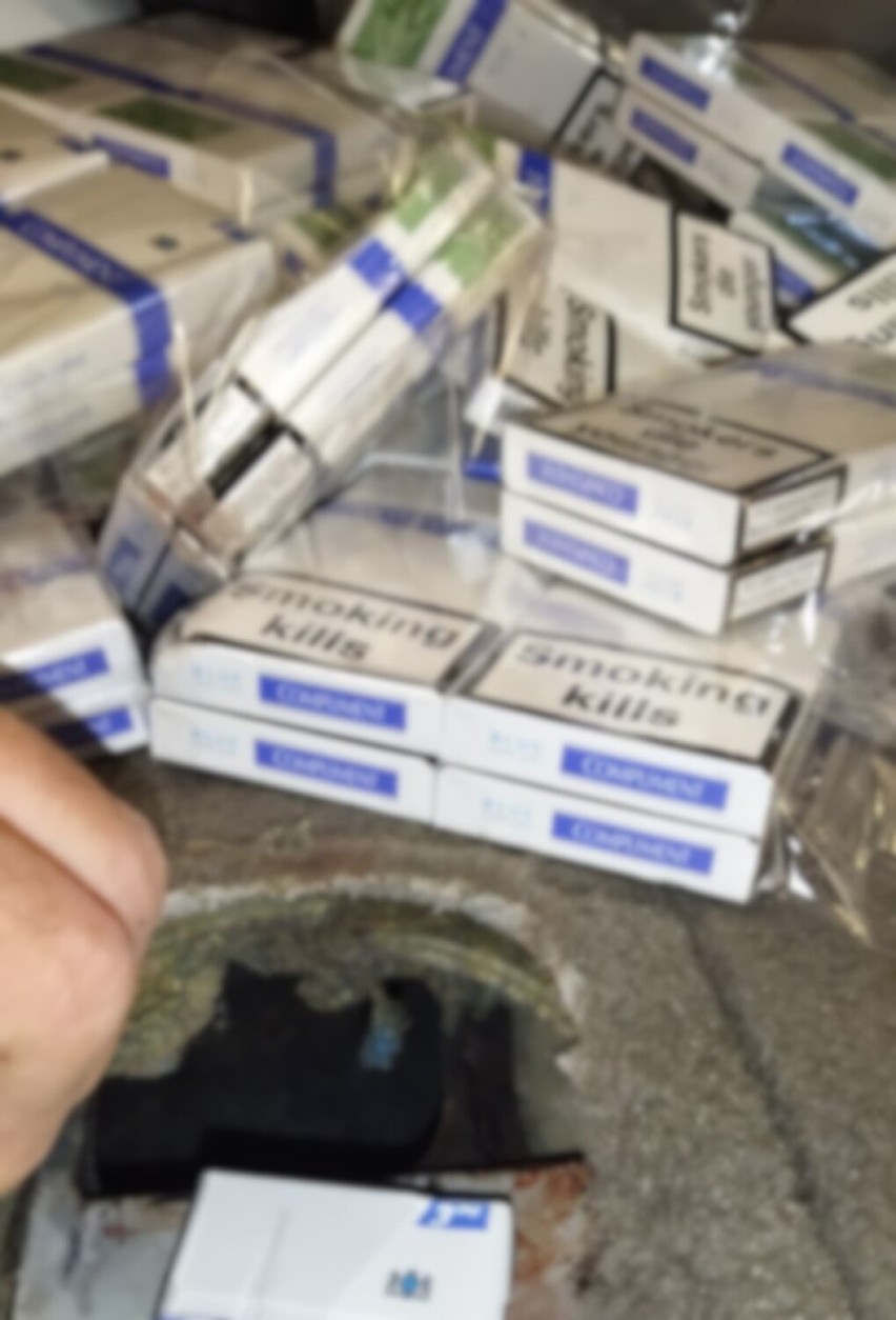 Przemyt papierosów ujawniony został na polsko-ukraińskim...