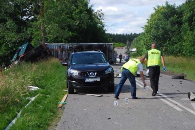 Wypadek na trasie Chojnice-Kościerzyna wyglądał bardzo groźnie.