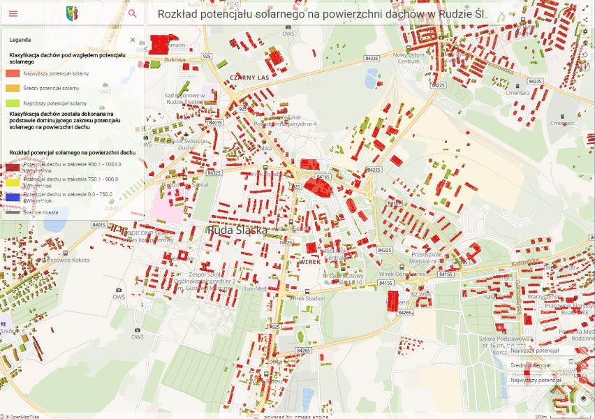 W Rudzie Śląskiej powstała mapa potencjału solarnego [ZDJĘCIA]