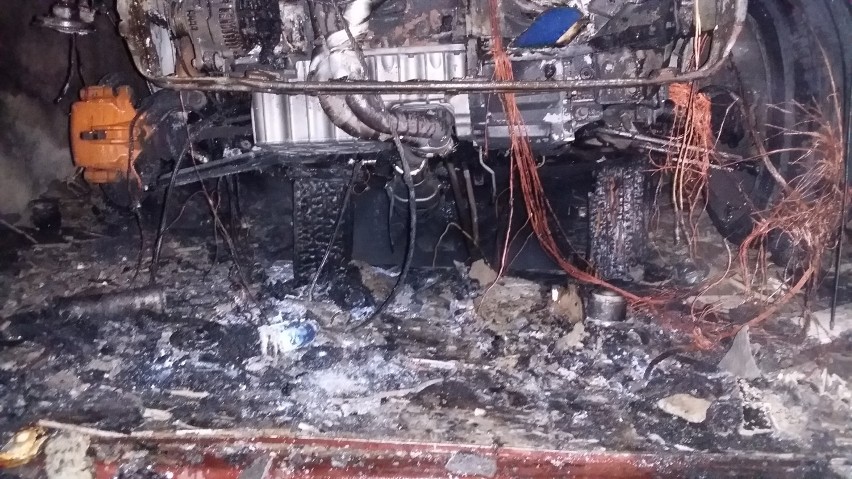Pożary Żory 2015: Garaż poszedł z dymem. Straty to 45 tys....
