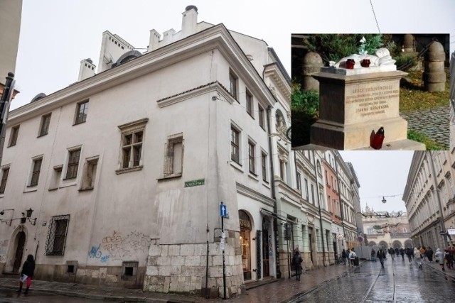 7 sierpnia 1863 r. wybuchła tajna wytwórnia prochu, która mieściła się w kamienicy Anny Krones na rogu ul. Szewskiej 223 (obecnie nr 11) i Teatralnej (obecnie Jagiellońskiej). Na mniejszym zdjęciu pomnik nagrobny Ludki Królikowskiej.