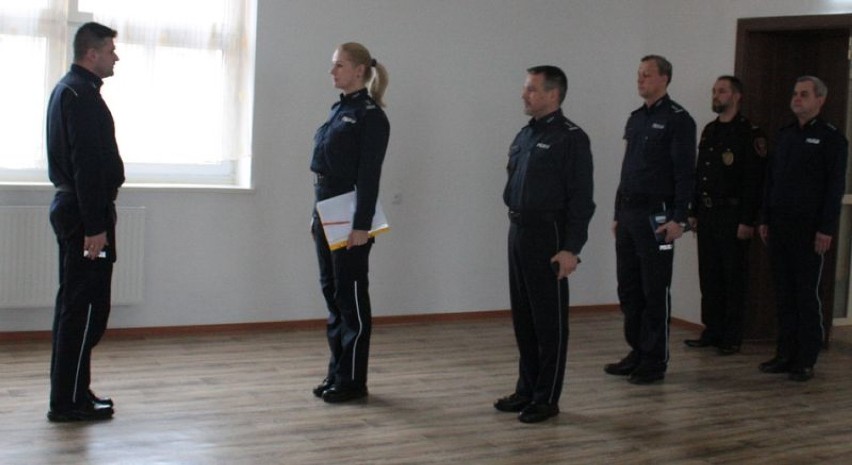 Malbork. Policja podsumowała 2019 rok podczas odprawy z udziałem swoich przełożonych z KWP