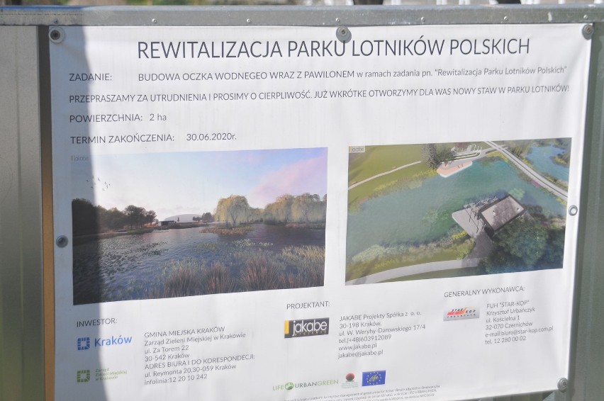 Trwają prace w parku Lotników Polskich