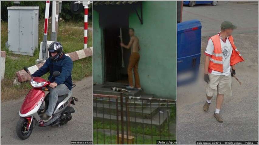 Mieszkańcy gminy Waganiec w obiektywie Google Street View.