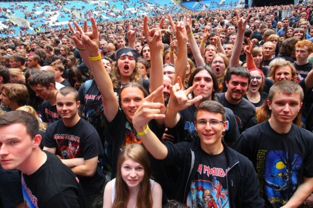 Koncert Iron Maiden w Poznaniu: Ponad 20 tysięcy fanów na stadionie