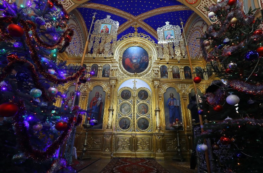 Prawosławne Boże Narodzenie w cerkwi w Piotrkowie