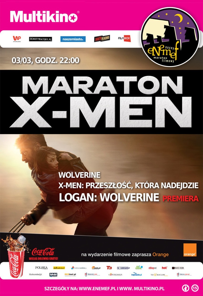 ENEMEF: Maraton X-Men. Konkurs! Mamy podwójne wejściówki 