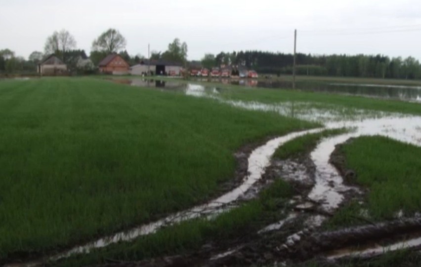 Powiat ostrowski: Powódź w Mariaku. Mieszkańcy walczyli o dobytek [ZDJĘCIA]