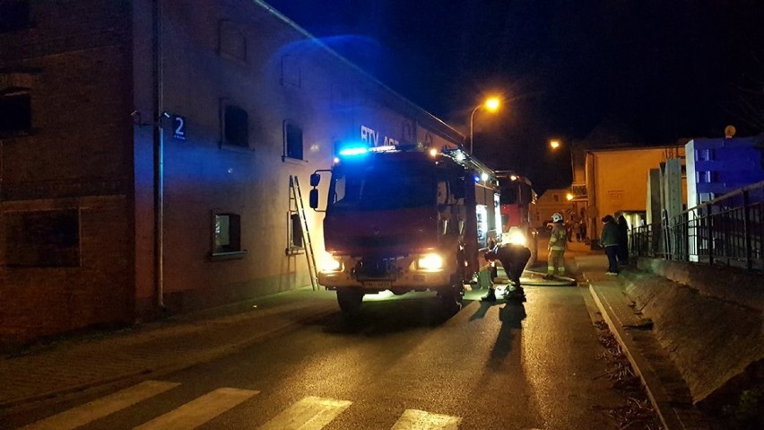 Pożar w Międzychodzie przy ulicy Mostowej (30 października...