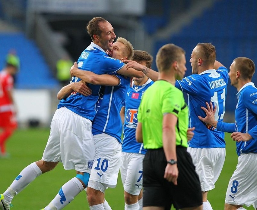 Jesienią Lech Poznań wygrał z Widzewem Łódź 1:0