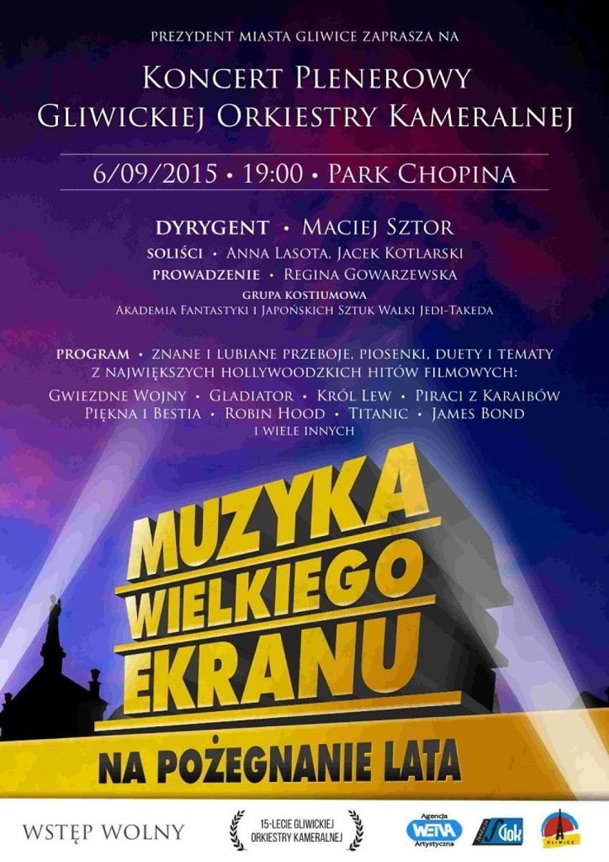 6 września o godz. 19.00 w Parku Chopina odbędzie się...