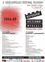 Niepokorny festiwal w Gdyni. Filmy o wyklętych i niezłomnych i niepokornych w Teatrze Miejskim