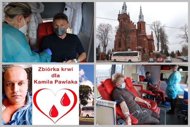 W Chełmicy Dużej w zbiórce krwi dla chorego Kamila Pawlaka z gminy Fabianki wzięło udział trzydzieści osób.