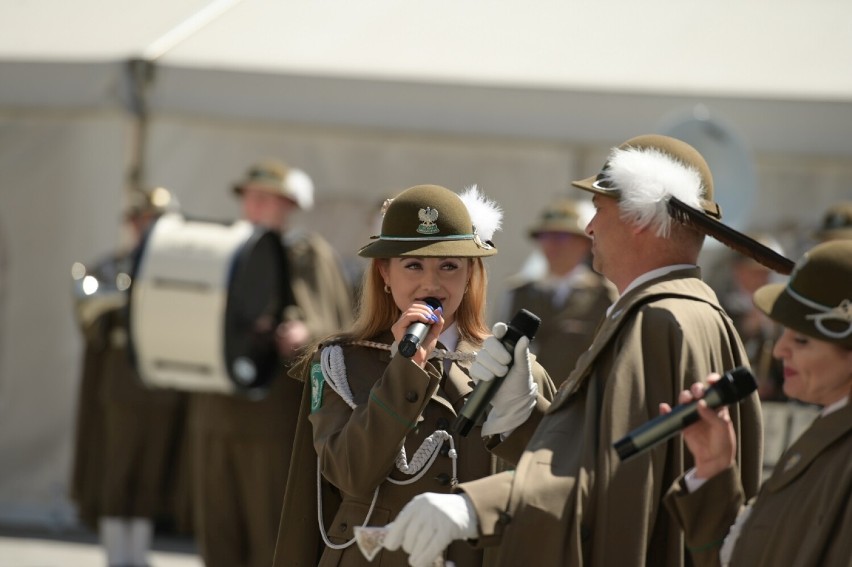 Iwona Chruślicka, solistka Orkiestry Reprezentacyjnej Straży Granicznej, z pierwszym miejscem w konkursie w Wiedniu