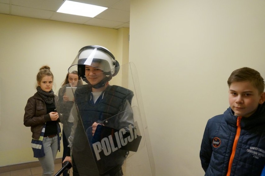 Policja w Raciborzu gościła uczniów z Bieńkowic