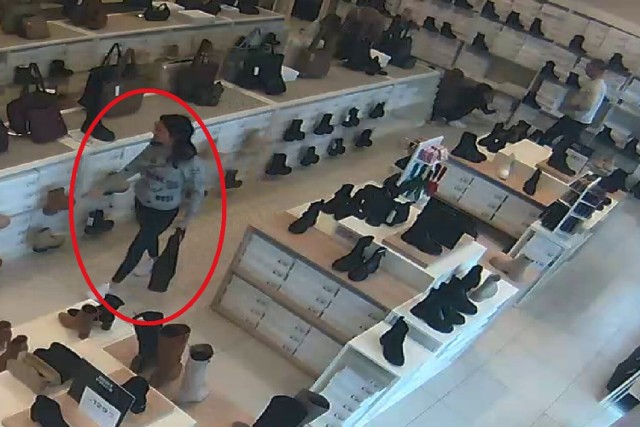 Świecka policja szuka kobiety i mężczyzny ze zdjęć, których podejrzewa o kradzież w jednym ze sklepów obuwniczych w Świeciu