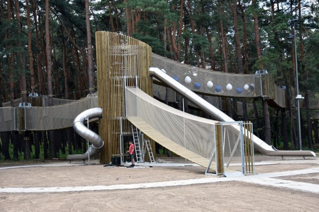 Powstaje park linowy, będzie atrakcją dla regionu.