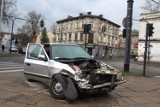 Wypadek na Gdańskiej. Dwie osoby ranne [ZDJĘCIA]