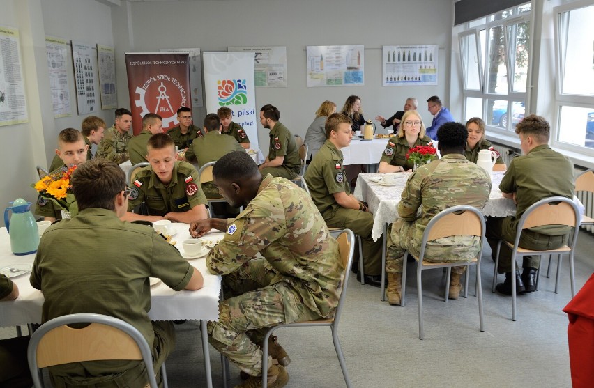 Zespół Szkół Technicznych w Pile gościł żołnierzy Armii Stanów Zjednoczonych 