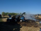 Chełm. Samochód zapalił się podczas dożynek – FOTO
