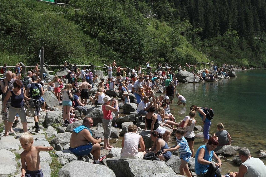 Morskie Oko - 420 688 osób...