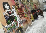 Graffiti reklamujące restaurację przy ul. Cichej musi zniknąć