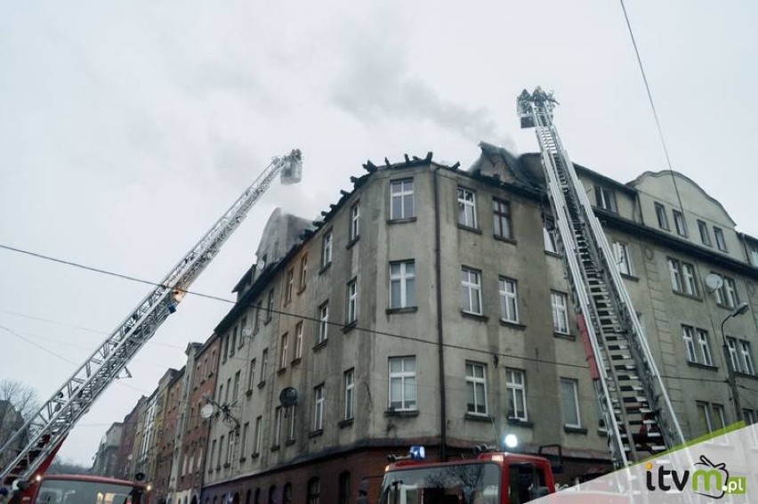 Pożar w Mysłowicach