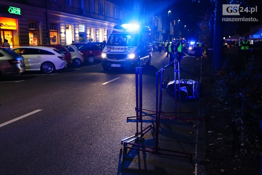 Wypadek w centrum Szczecina. Zginęła motocyklistka