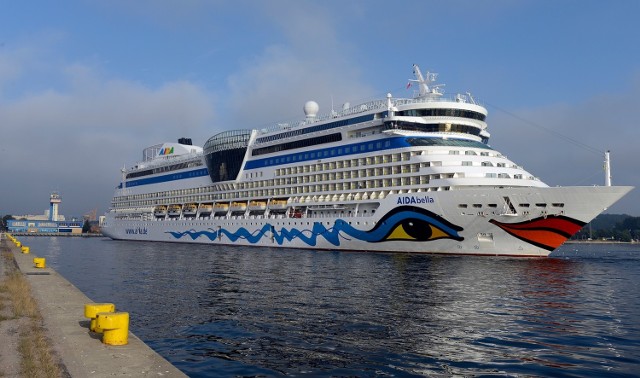 Rekordzista wśród wycieczkowców, które w 2013 roku przypłyną do Gdyni, jest AIDAbella