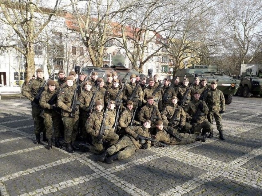 Uczniowie z ZSP CKU Przygodzice w Wojskach Obrony Terytorialnej