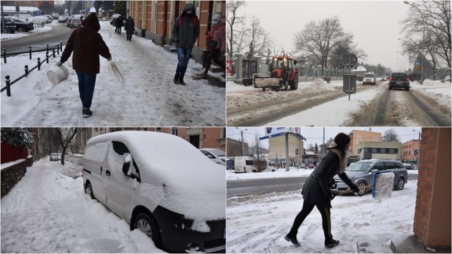 Zima w Tarnowie 2021 - zdjęcia z czwartku 11 lutego