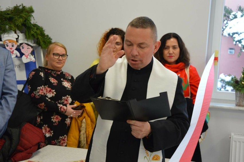 Stołówka w szkole podstawowej w Leśnicach została oficjalnie otwarta