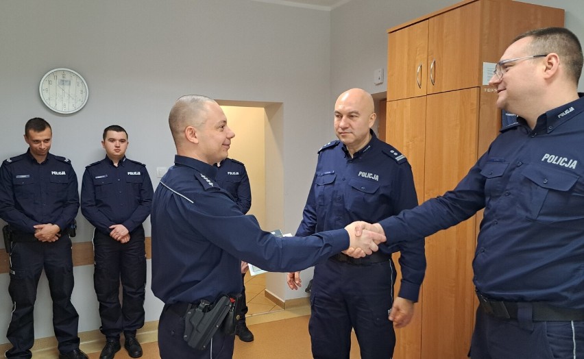 Nowy kierownik posterunku policji w Pruszczu. Zobacz zdjęcia