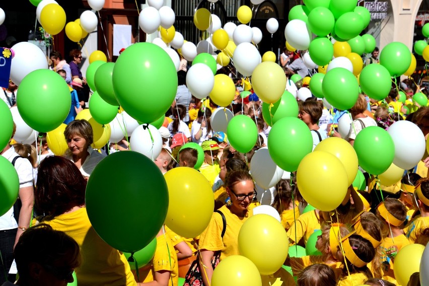 A tak było rok temu na paradzie przedszkolaka w Zielonej...