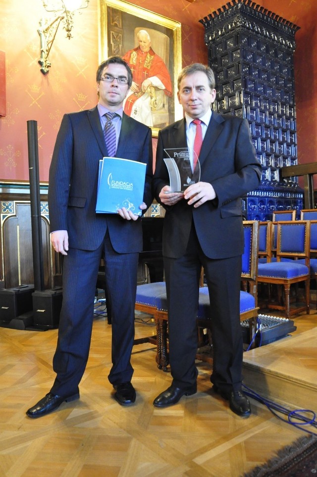 Mariusz Sikora (z lewej) ma zostać zgłoszony jako kandydat Porozumienia dla Kutna