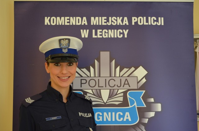 sierż.sztab. Jagoda Ekiert z legnickiej policji