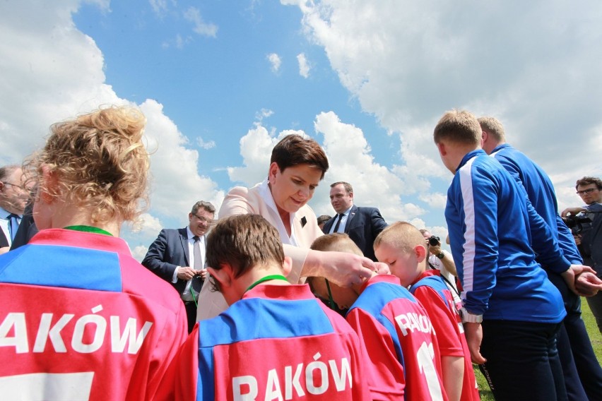 Politycy PiS na turnieju piłkarskim w Bytomiu