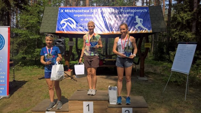 Izabela Wierzchowska na podium