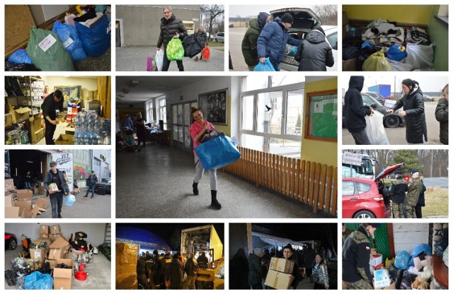 Zbiórki darów na rzecz Ukrainy i uchodźców w Piotrkowie i powiecie: co jest potrzebne? Gdzie można oddać rzeczy?