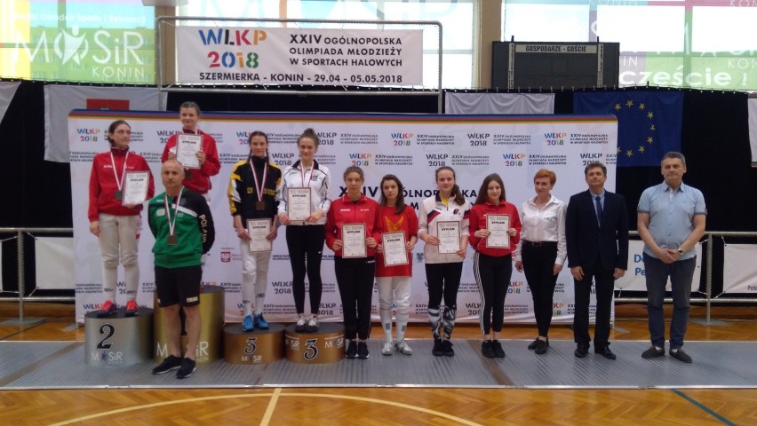 Szpadziści RMKS Rybnik z ogromnym sukcesem na XXIV Ogólnopolskiej Olimpiadzie Młodzieży