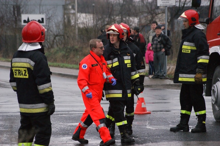 Znowu wypadek w Dąbrowicach