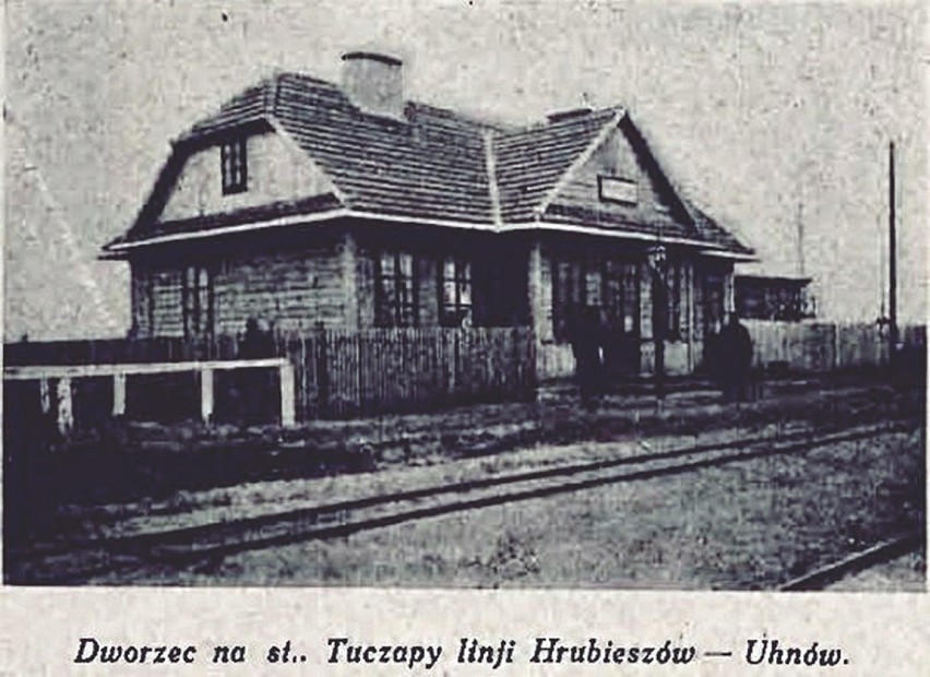 Stacja kolejowa Tuczapy
Dworzec kolejowy (Inżynier Kolejowy...