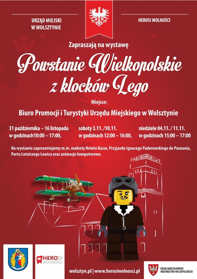 Powstańcza wystawa z klocków lego zawita do Wolsztyna